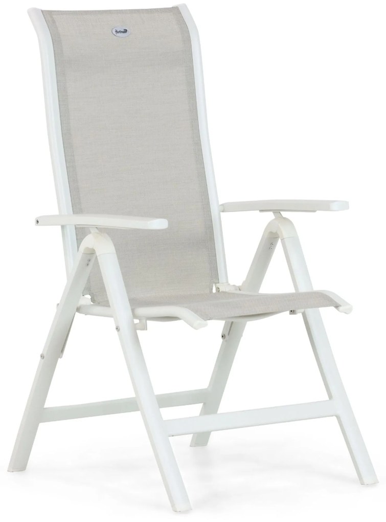 Hartman Alice Comfort Standenstoel Aluminium/textileen Wit