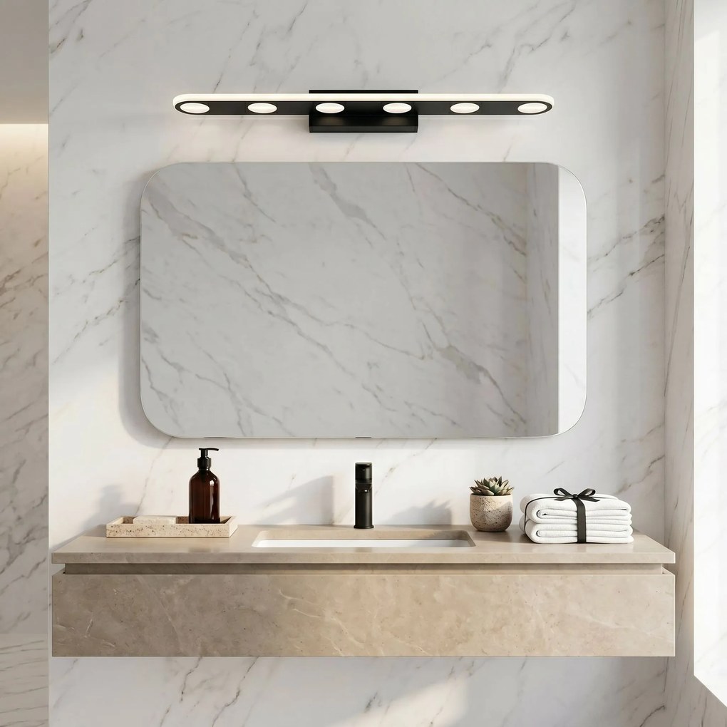 Badkamer LED-wandlamp SWE055-W BLACK