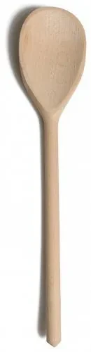 Pollepel, beukenhout, 30 cm