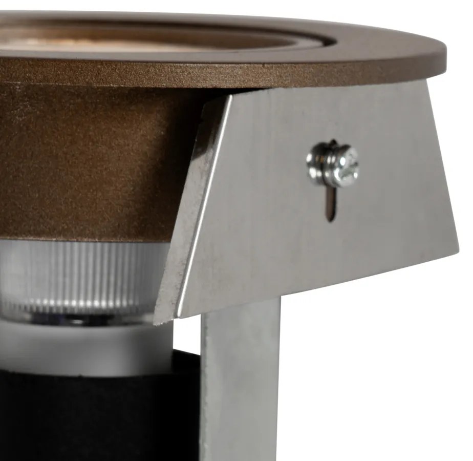 Set van 6 Moderne inbouwspots donker brons kantelbaar - Cisco Modern GU10 rond Binnenverlichting Lamp