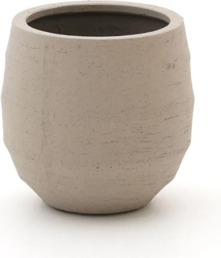 Bloempot Luca Lifestyle Bordo | Taupe Kunststof  | ø30cm | Geschikt voor Buiten en binnen | Kees Smit Tuinmeubelen