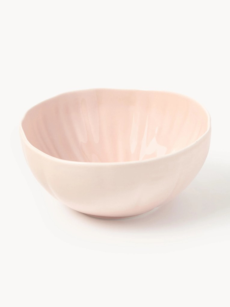 Porseleinen soepborden Sali met reliëf, 4-delig