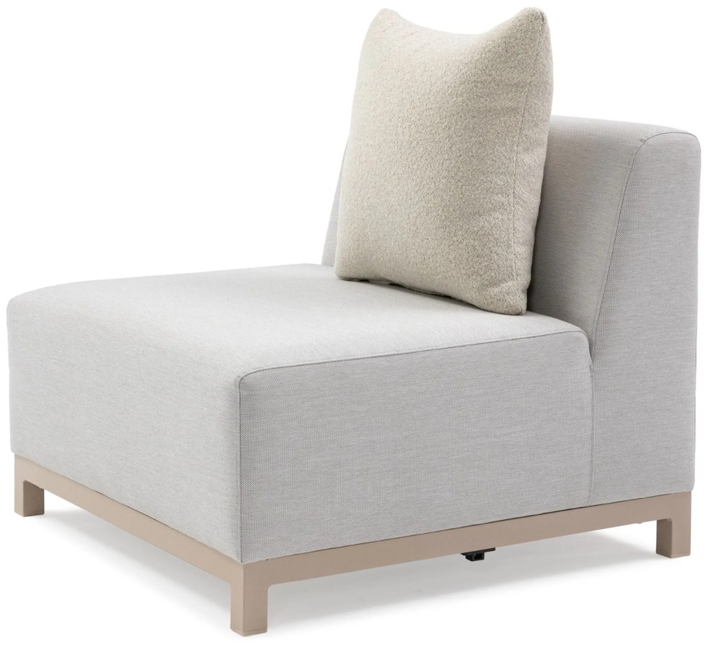 Hoek loungeset 6 personen Outdoor textiel Grijs De Laan Projects