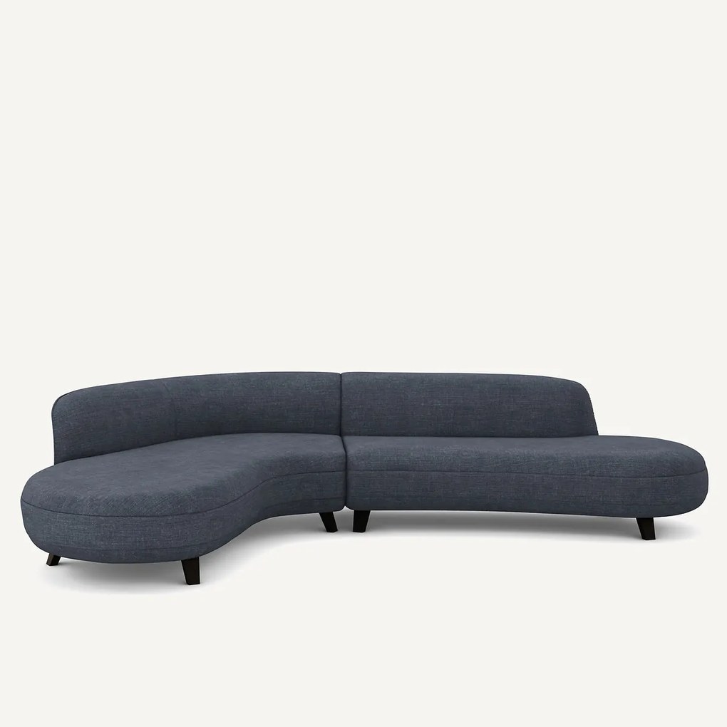 Rosebury katoenen en linnen hoekbank, ontwerp Emmanuel Gallina