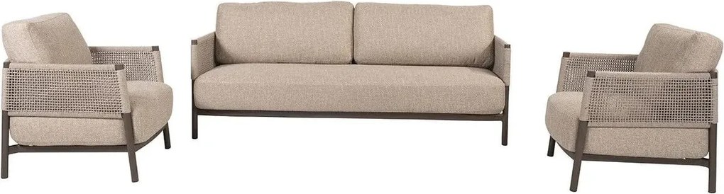 Showrommodel Savanne stoel bank loungeset 3 delig terre 4 Seasons Outdoor
