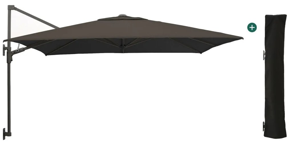 Shadowline muurparasol 250x250cm