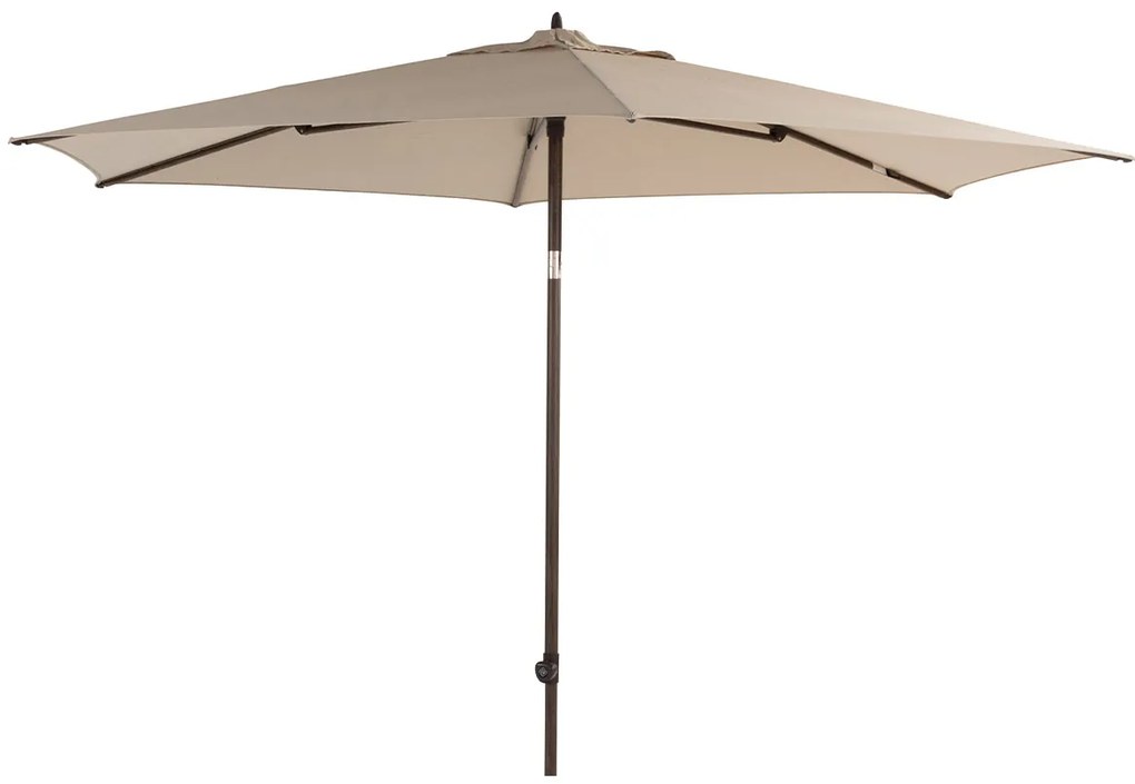 4 Seasons Azzurro stokparasol Ø300 cm beach solefin - Wenge frame