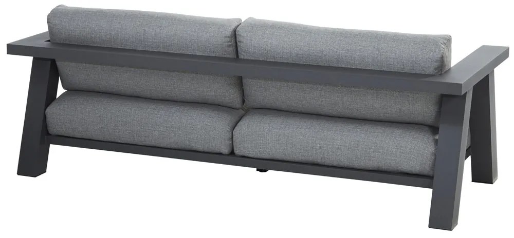 4 Seasons Outdoor Iconic loungestoel SALE Loungestoel antraciet weerbestendig