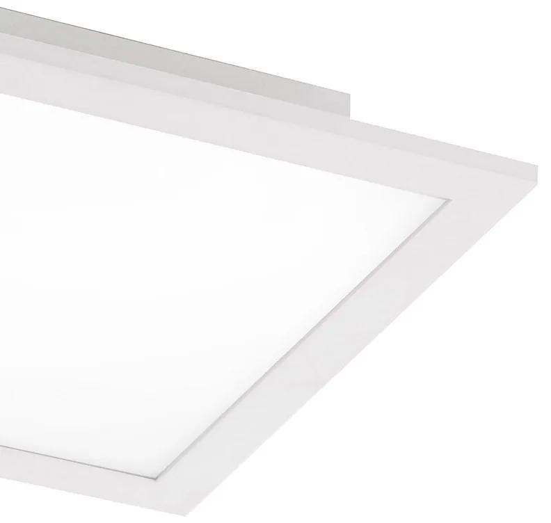 Plafonnière wit 30 cm incl. LED met afstandsbediening - Orch Modern vierkant Binnenverlichting Lamp
