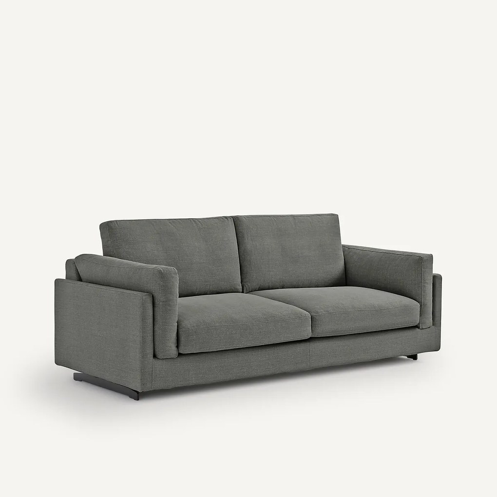 3-zits bank, omvormbaar, van katoen en linnen, César