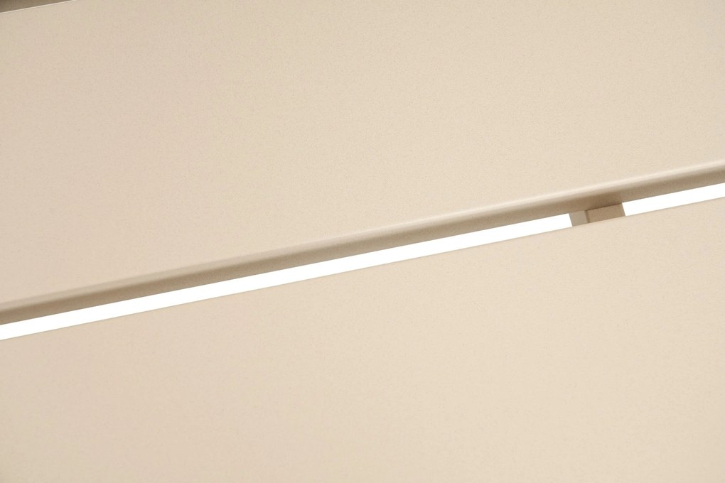 Tuinbank  aluminium 160 cm Aluminium Taupe-naturel-bruin  Presto Crosano