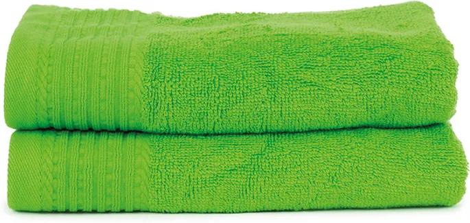 The One Towelling 2-PACK: Handdoek Basic - 50 x 100 cm - Lime Groen