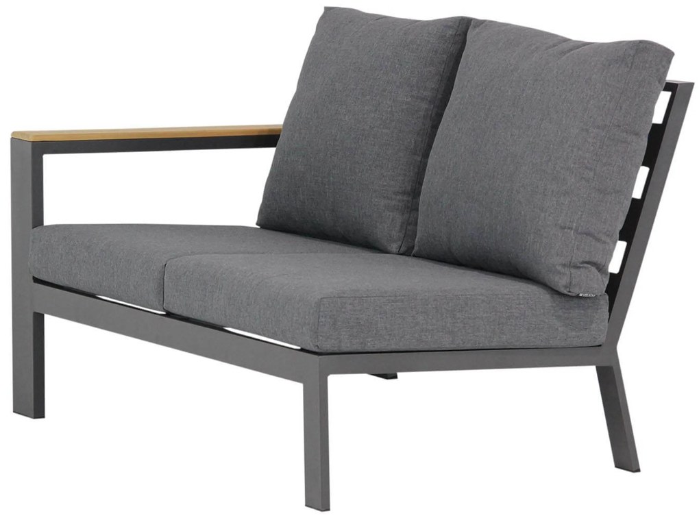 Hoek loungeset 6 personen Aluminium Grijs Lifestyle Garden Furniture Marietta