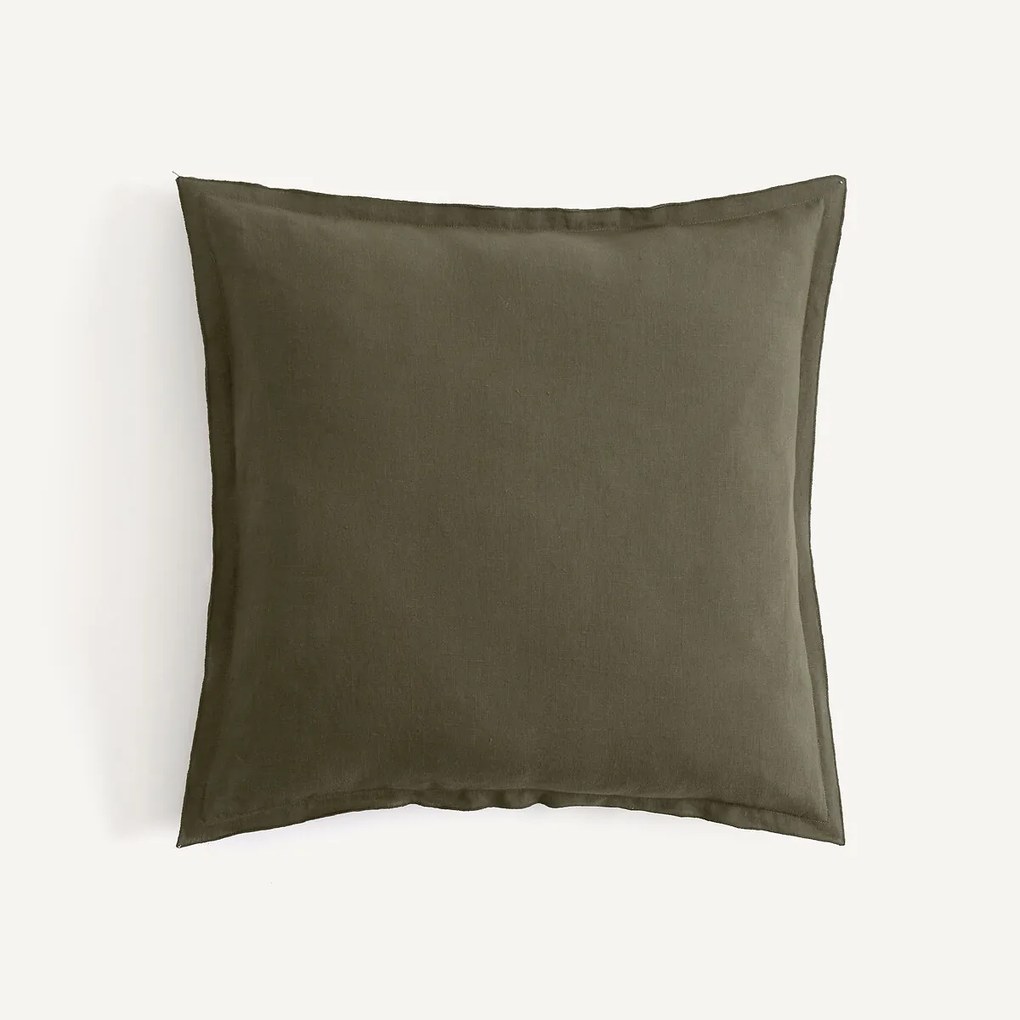 Kussenhoes, gewassen linnen, Elina