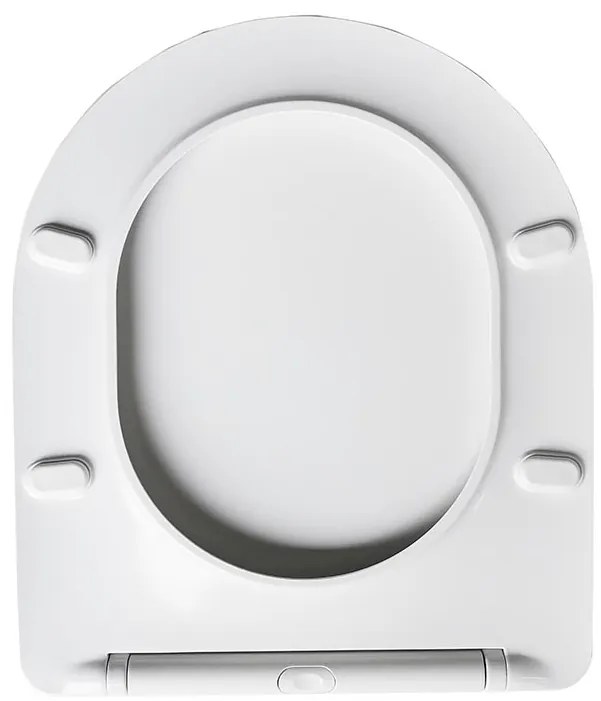Mueller Rivel softclose toiletzetting met deksel wit glans
