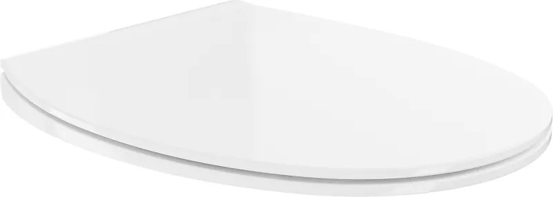 Mexen Egg langzaam sluitende slanke toiletzitting, duroplast, witte glans - 39243000