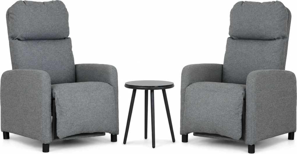 Tuinset 2 personen  Outdoor textiel Grijs Lifestyle Garden Furniture Real