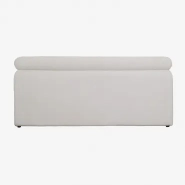 Gestoffeerd Hoofdbord Van 180 Cm Cirene Stof Wit & 150 Cm - Sklum