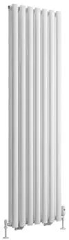 Eastbrook Tunstall dubbele radiator 50x180cm 1666W wit mat