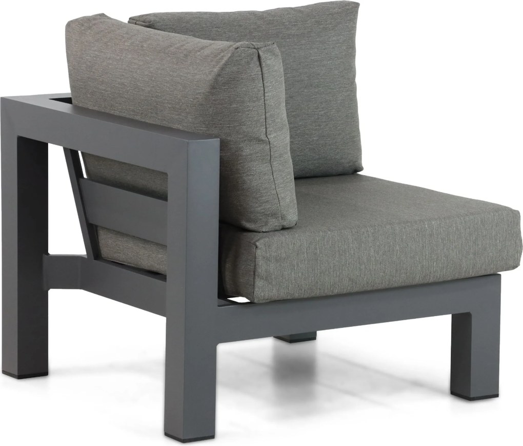 Hoek loungeset 6 personen Aluminium Grijs Lifestyle Garden Furniture Luca