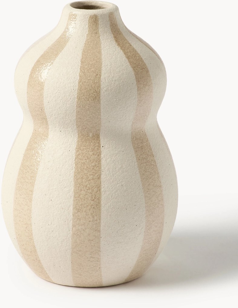 Handbeschilderde vaas Ellen, H 18 cm