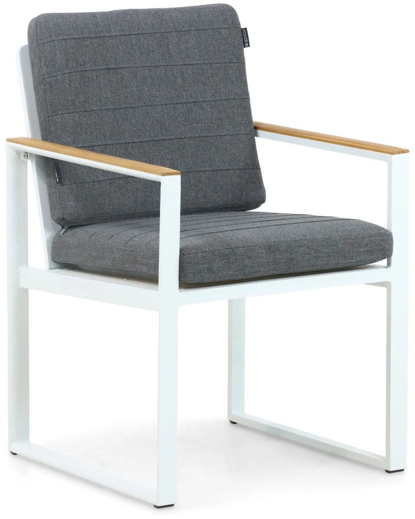 Tuinstoel Aluminium Wit Lifestyle Garden Furniture Faro