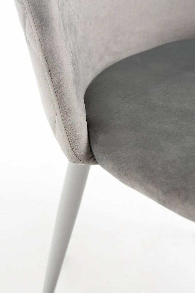 Set 4 fluwelen Vint Stoelen