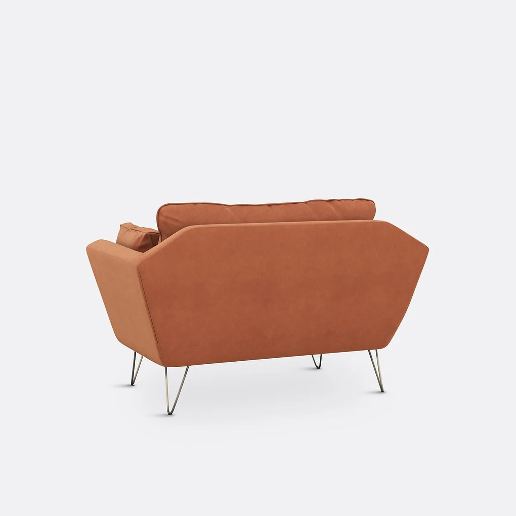 Fauteuil XL in fluweel Topim