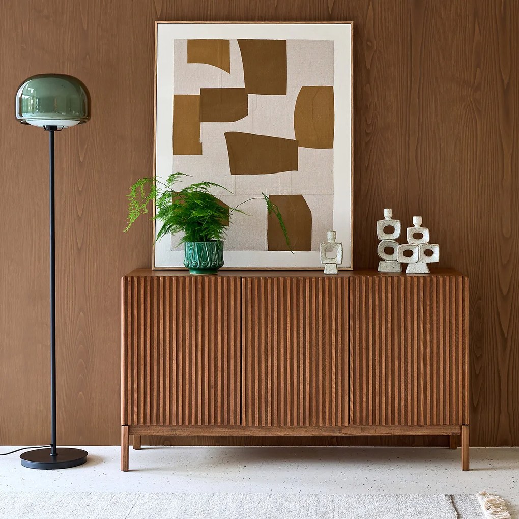 Organische kandelaar van keramiek, hoogte 25,5 cm, CERAL