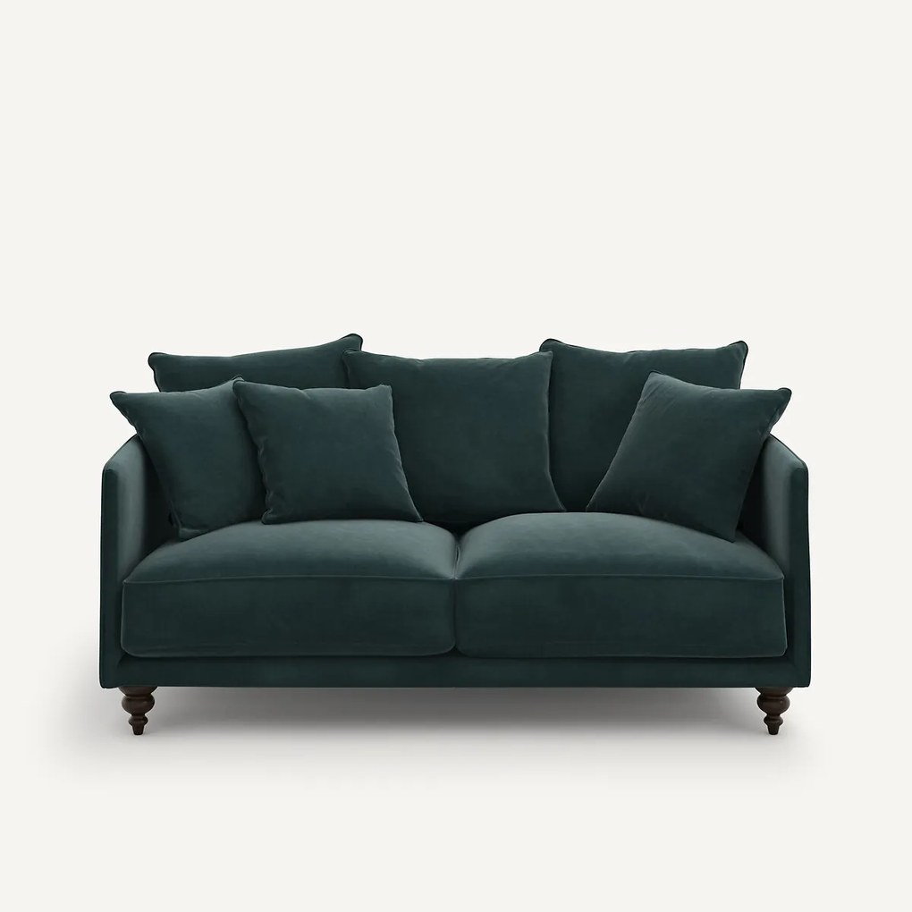 3-zits compacte fluwelen zetel, Lazare