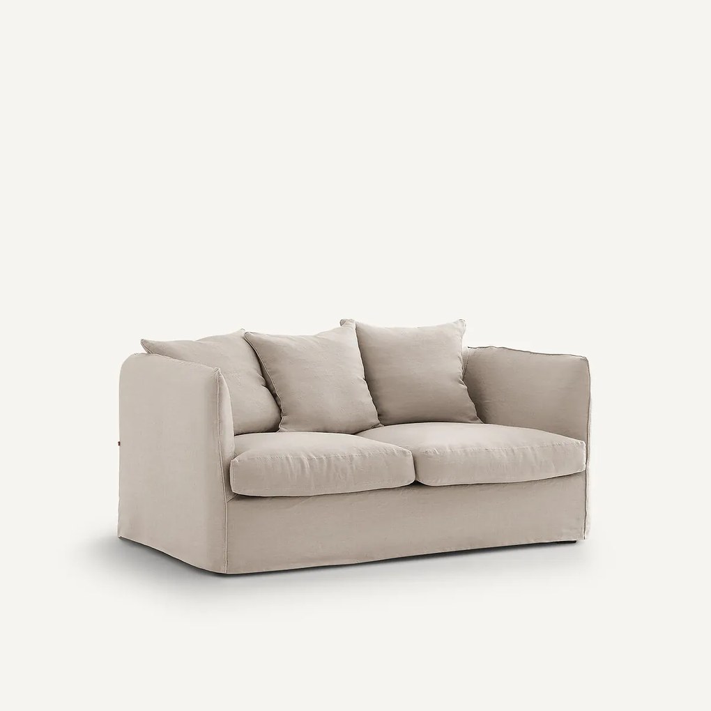 2-zitsbank in gekreukt linnen, Neo Chiquito