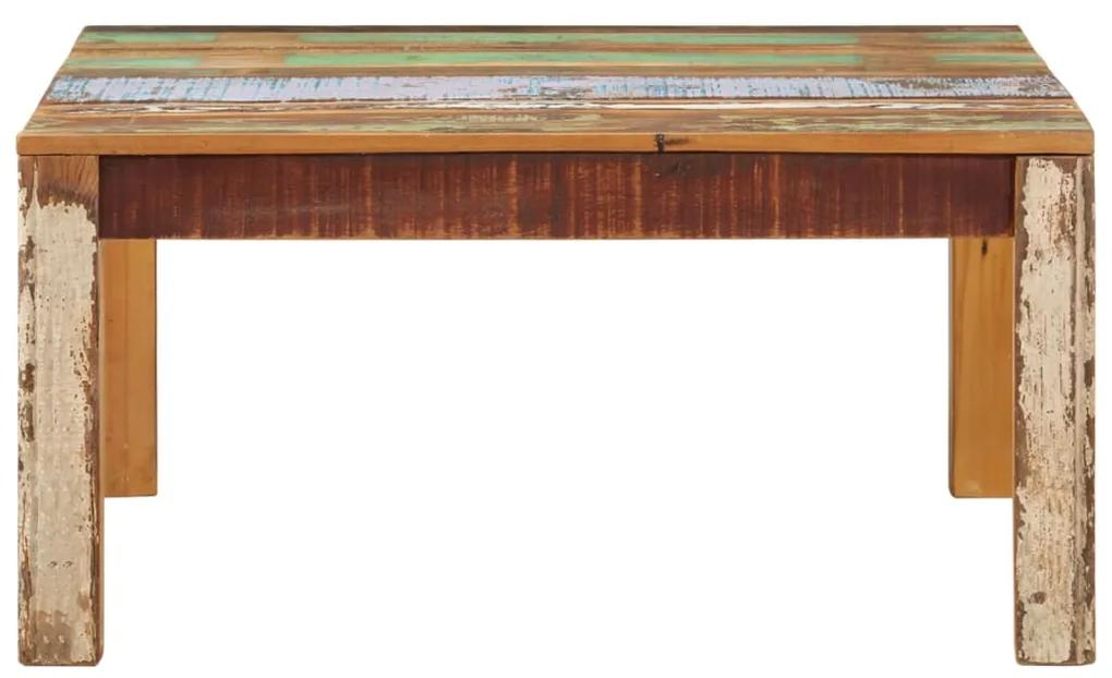 vidaXL Salontafel 80x80x40 cm massief gerecycled hout