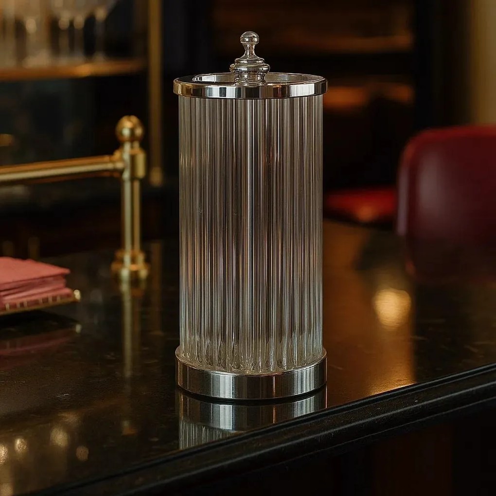 Tafellamp Trevi Antiek Nikkel Small