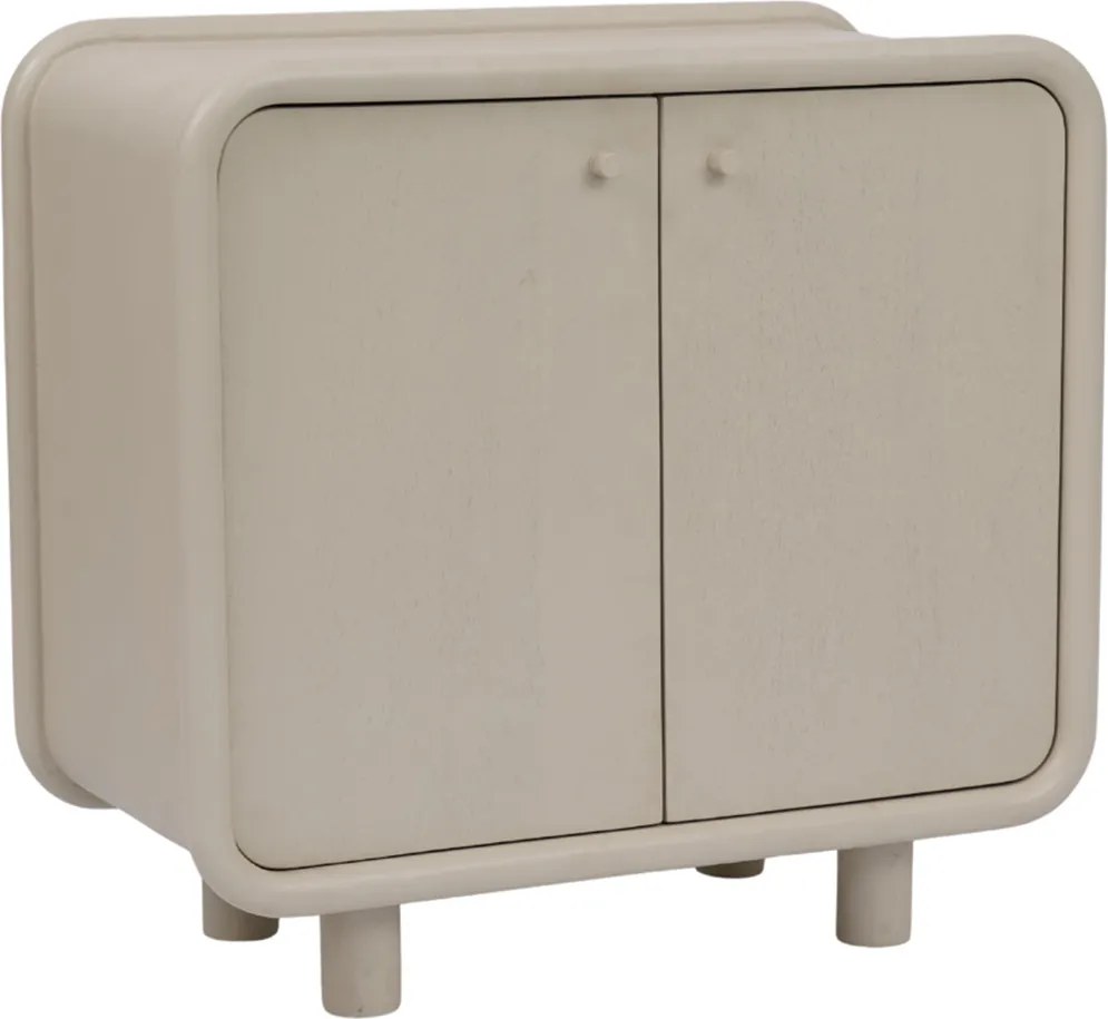 Beige Kastje Met Ronde Hoeken - 90x43x75cm.