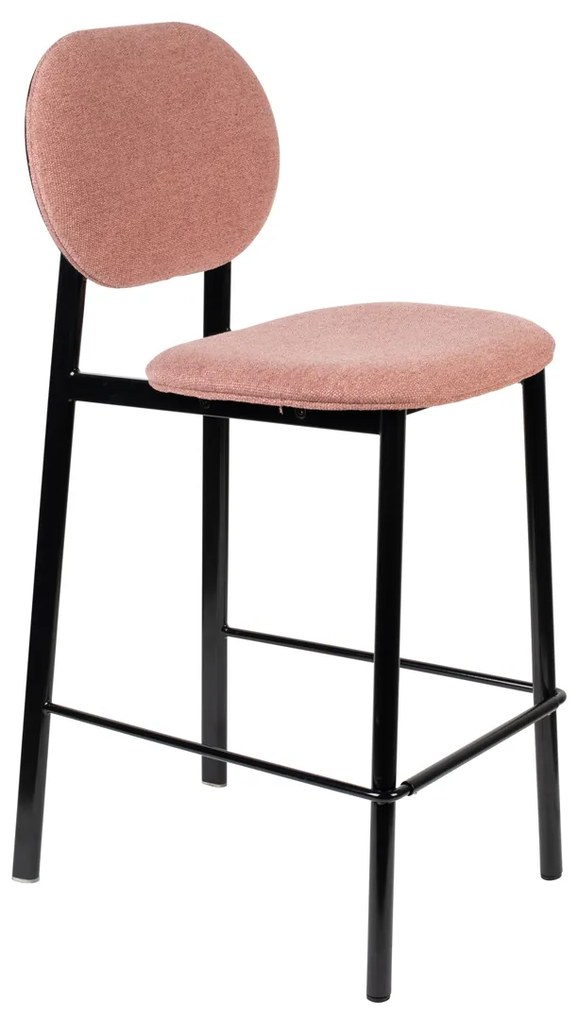 Zuiver Spike Counter Barkruk Retro Design Roze