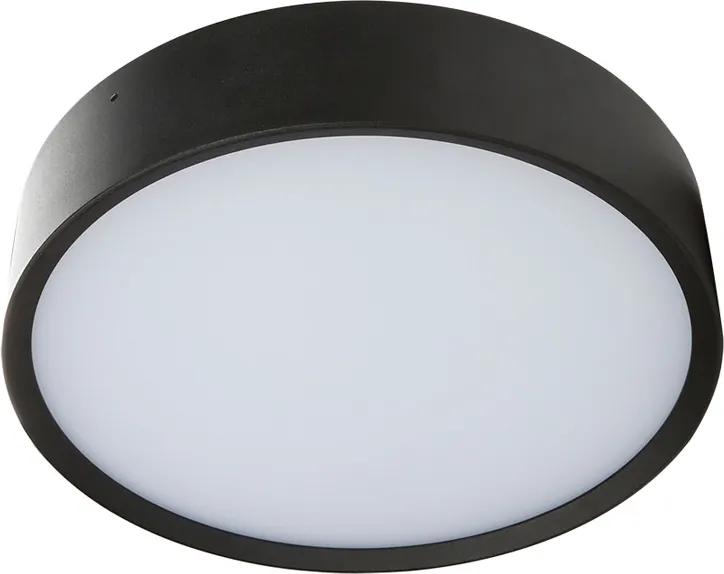 Plafondlamp Led Binnen & Buiten (ip65) - Arendal 1 - Zwart - 12w - Warm Wit Licht (3000k) | LEDdirect.nl