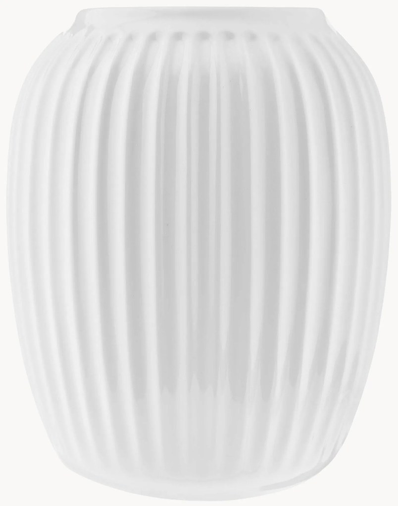 Handgemaakte porseleinen vaas Hammershøi, H 20 cm