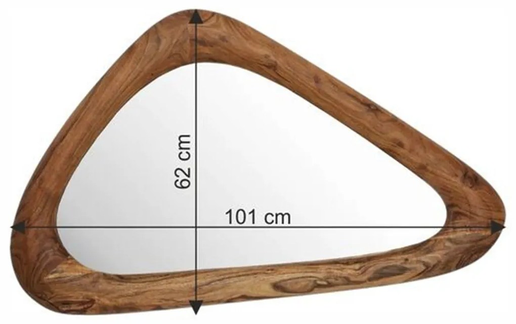 Kare Design Jorge Organische Spiegel Acacia Hout - 80x78cm