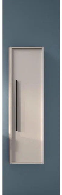 Saniclass Prime Essential Hoge Kast - 120x35x35cm - 1 deur - mat cotton (beige) - MDF AQUA_HIGH_CABINET_Cotton