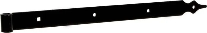 Plaatduimheng Rustica Zwart Gelakt 60cm - 16mm Duim