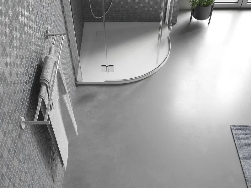 Mexen Bert halfronde SMC douchebak 80 x 80 cm, wit - 4KR108080