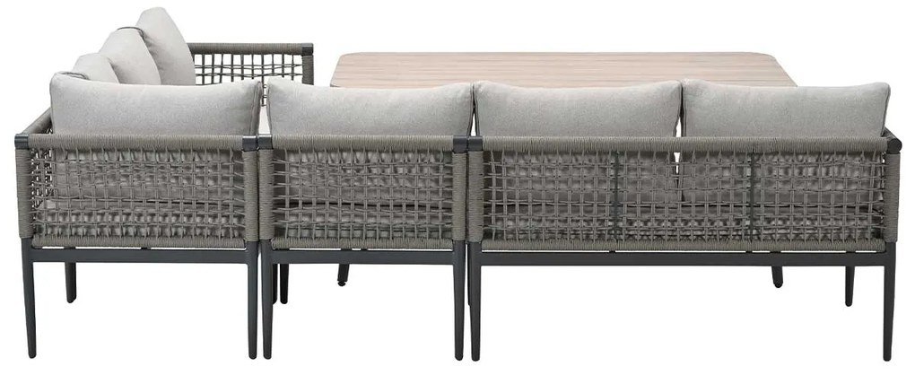 Garden Impressions Burela lounge dining set 5-delig rechts - taupe