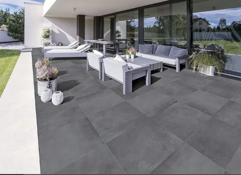 Vloertegel 60x60 Cm Betonlook Este Grijs RBT141