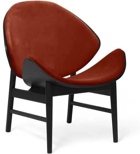 Warm Nordic The Orange fauteuil gestoffeerd Ritz 3701 zwart