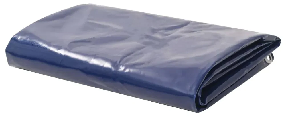vidaXL Dekzeil 650 g/m² 3x6 m blauw