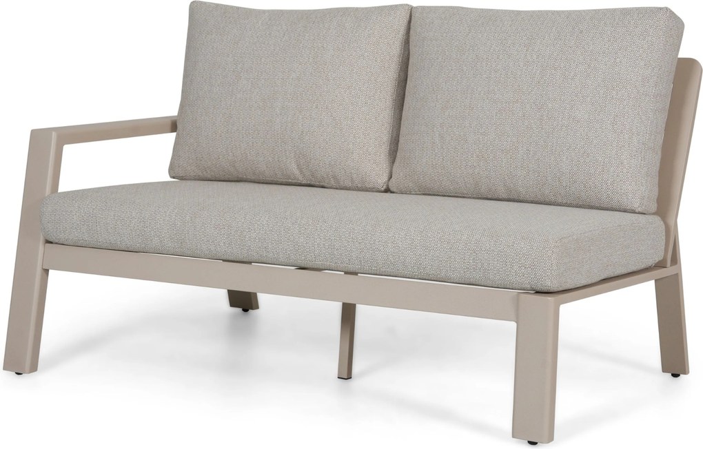 Hoek loungeset 5 personen Aluminium Zand/Beige  Lifestyle Garden Furniture Melone