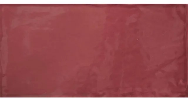 Baldocer Ceramica Atmosphere wandtegel - 12.5x25cm - 8.5mm - Rechthoek - Rood Glans SW07312205-1