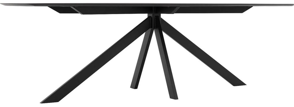 Goossens Excellent Eettafel Uniek, Semi ovaal 240 x 120 cm