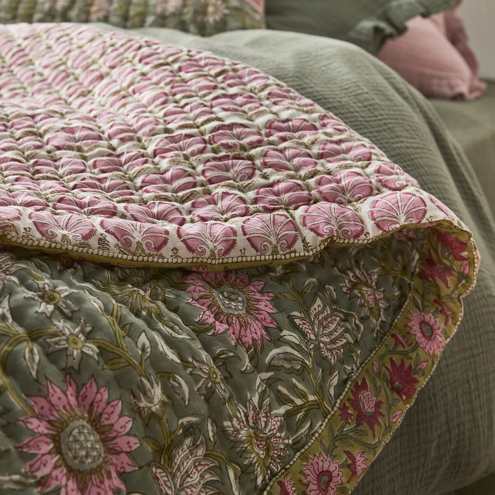 Kantha dekbed in voilekatoen Casaluce