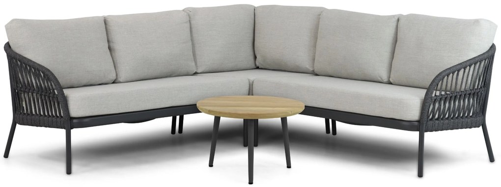 Hoek loungeset 5 personen Aluminium/rope Grijs  Coco Puerto/Montana